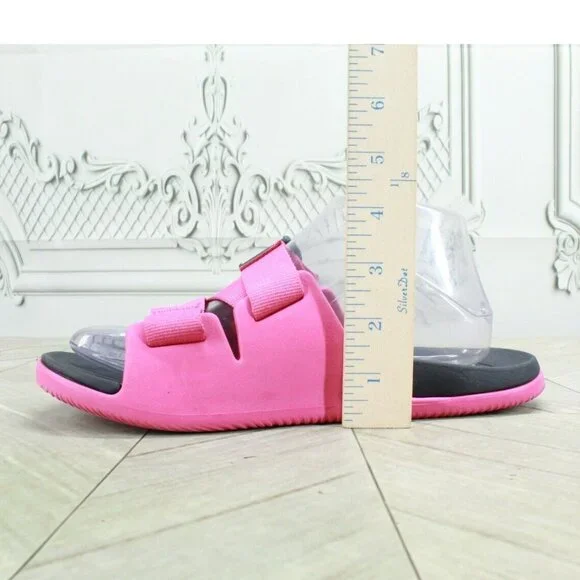 Chaco Women's Pink Nylon Adjustable Buckled Casual Slide Sandals Size 8 - Picture 6 of 9